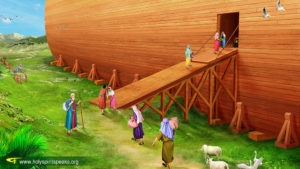 Noan and Family Entering the Ark